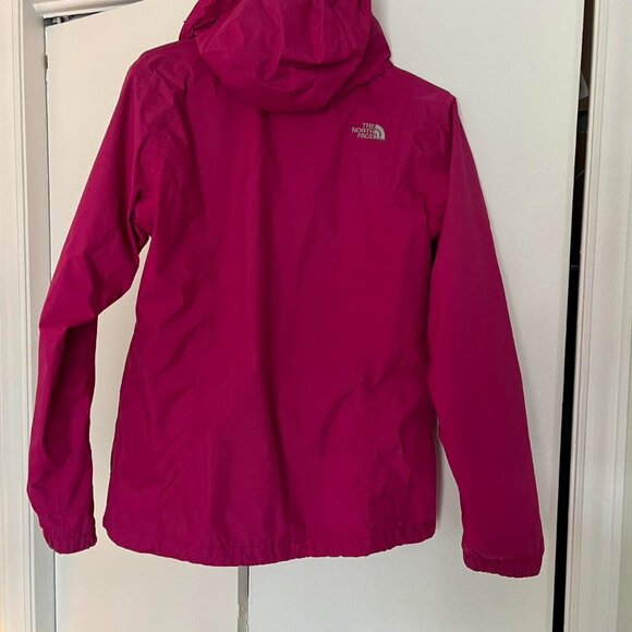 Pink North Face Windbreaker Jacket, Women's Raincoat, Size Large - Picture 4 of 7